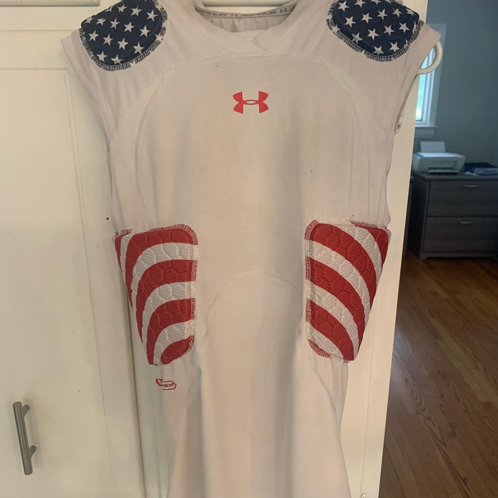 Under Armour Padded Compression Football Sleeveless Shirt